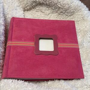 Velvet Pink Suede Photo Album